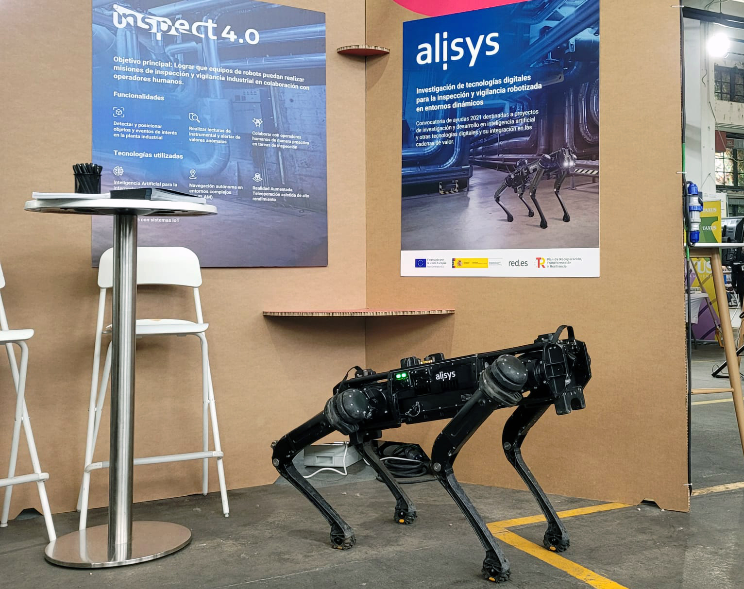 Alisys presenta el innovador proyecto de inspección industrial Inspect 4.0 en la Feria de la Ciencia y la Innovación de Asturias Alisys presenta el innovador proyecto de inspección industrial Inspect 4.0 en la Feria de la Ciencia y la Innovación de Asturias